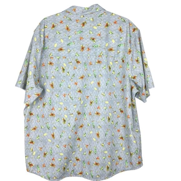 Tommy Bahama Island Zone Coast Cocktail Hour Hawaiian Shirt Sz XL Casusl Party - Picture 7 of 15
